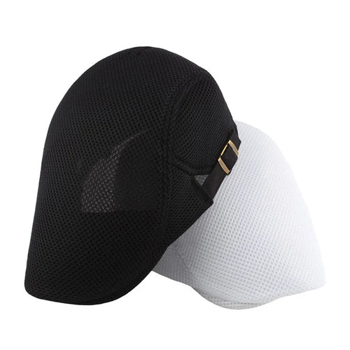Men's Hollow Mesh Beret Cap with Adjustable Buckle